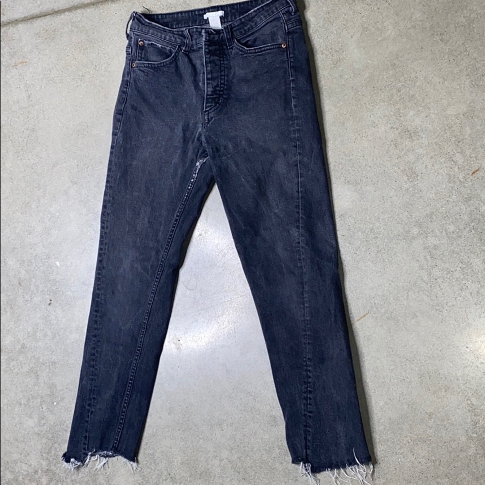 H&M | high waisted denim jeans